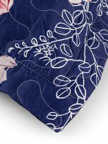 200 Thread Count Double-Sided 3-Piece King/Queen/Double/Single Floral Print Avere Bedspread - 魔法 - 查看 4