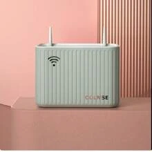1pc Multi-Color Large Capacity WiFi Storage Box, Suitable For Various Models, Simple And Fashionable Style, High-Quality Material, Multi-Layered Design, With WiFi Logo Details, Combining Storage And Tech Aesthetics, Suitable For Home And Office Indoor Scenarios