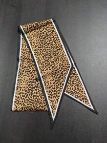 1 buc eșarfă de mătase pentru femei, cu imprimeu de trăsură, stil la modă, bandană, bandă de păr, bandă pentru cap, ideală pentru a-ți înfrumuseța ținuta