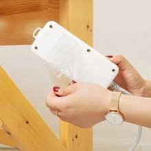 2pcs Max 13.2lbs Double Sided Wall Hangers, Outlet Holder, Wall Mount Hooks, Home Hanger, Bathroom Accessory, Kitchen Storage Utensils, Room Decoration, Suitable For Kitchen, Restaurant, Party, Camping, Gathering, Gift For Friends, Family Gift