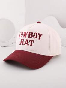 1 件装男士棒球帽刺绣牛仔字母卡车司机帽夏季度假复古帽子可调节适合户外运动日常穿着派对