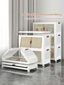 Thùng lưu trữ 4 lớp có nắp, Thùng lưu trữ xếp chồng 4PC có bánh xe Thùng lưu trữ có thể thu gọn, Thùng lưu trữ có thể gấp lại có cửa cho tủ quần áo gia đình và văn phòng Hộp lưu trữ Thùng lưu trữ Hộp nhựa phòng ngủ, Hộp tổ chức, Hộp tổ chức, Lưu trữ tại nhà, Áo phông trắng nữ, Quần đen nữ, Quần áo mùa đông cho nữ, Váy, Quần áo mùa đông cho nữ, Váy phụ nữ thanh lịch, Áo sơ mi trắng cho nữ, Tay dài, Bộ đồ liền thân màu trắng cho nữ, Váy mùa xuân cho nữ, Trang phục mùa xuân cho nữ, Mùa xuân, Quần áo mùa xuân, Tối giản, Áo mùa hè - trắng - Xem 4