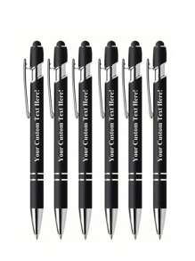 1/3/6/12/24pcs Customized Copywriting Inspirational Pen Ballpoint Pen Teacher Colleagues School Office Supplies Black Ink Inspirational Graduation Gift Father's Day, Easter, Graduation Season, Wedding,Back To School,School Supplies