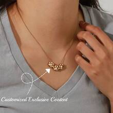 个性化3D爪印名字项链、个性化小狗爪子项链、简约爪子项链、动物项链、宠物项链 - 彩色 - 查看 9