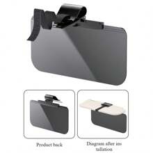 Anti Glare Polarized Car Sun Visor Extension, Blocking Stray Light, Reducing Snow Blindness And Ultraviolet Rays, Easy To Install On All Vehicles, Car Sun Visor