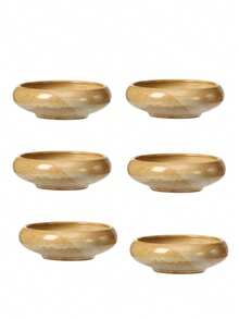 2件/4件/6件北欧风心形陶瓷酱汁碟，高品质ins唯美蘸酱盘，米色家居小盘子，酱油醋碟，节日礼物，厨房用品，生日礼物，派对用品，学校用品 - 窯變暖光白 - 查看 13