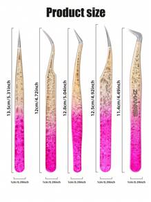 4pcs/Set Stainless Steel Facial Hair Removal Tool Kit, Low-Allergenic Eyebrow Grooming Tools For Removing Facial Hair, Ingrown Hair, Thorns, Blackheads And Ticks, Tweezer Tools