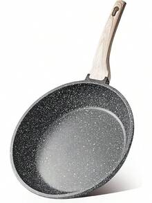 CAROTE Nonstick Frying Pan Skillet,Non Stick Granite Fry Pan Pan Omelet Pans, Stone Cookware Chef's Pan, PFOA,Induction Compatible(Classic Granite, 8-Inch), Family Dinner Supplies, Christmas Party Supplies
