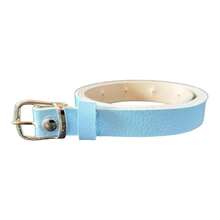 Women's Thin Basic Fashion Belt - Elicelia - 藍色 - 查看 1