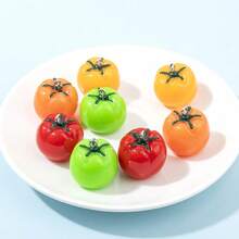 5 件/10 件树脂水果吊饰 - 柠檬、番茄、剥香蕉、苹果、杨桃，时尚吊坠，适合 DIY 珠宝制作 - 耳环、项链、手链、脚链、钥匙链、包包吊饰、优雅的女性礼物、日常配饰