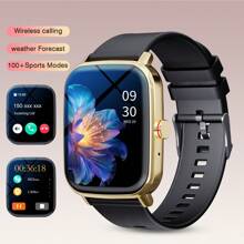 Waterproof Smart Watch, Wireless Calling /Dial, Multi -Sport Mode, Calling Reminder And Rejection, SMS Reminder, Custom Wallpaper,For IPhone/Andriod