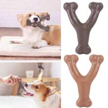 1 pieza Juguete masticable de alta calidad y duradero para perros, palito dental para perros, juguetes naturales resistentes a mordeduras para cachorros