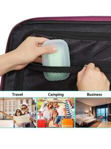 1 pièce Porte-savon transparent, étui de rangement étanche et anti-fuite pour savon, portable pour salle de bain, camping, gym, voyage, décoration de salle de bain, décoration d'automne, rentrée scolaire