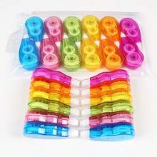 12 cintas correctoras, cintas correctoras de colores arcoíris Mini, corrección instantánea, corrección de escritura, adecuadas para artículos escolares, de oficina y del hogar, de vuelta a la escuela - Multicolor - Ver 4
