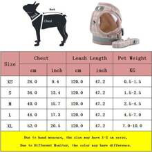 Nylon Puppy Harness Vest With Leash Breathable Reflective Pet Dogs Cats Harness For Chihuahua French Bulldog Collar Dog Supplies