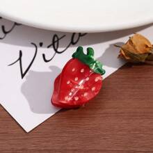 1pc Premium Strawberry & Cherry Handmade Acetate Hair Claw Clip Hair Clips Hair Jaw Clip Hair Clamps Hair Clutch Hair Catcher Clip