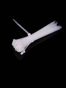 100 条扎线带，重型 6 英寸/12 英寸优质塑料扎线带，抗拉强度 40 磅，自锁式黑色尼龙扎带，适用于室内和室外 - 彩色 - 查看 4