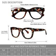 JOSCHOO 3 Pack Reading Glasses Women And Man Anti BlueLight Readers Anti Eyestrain Reading Glasses Blue LightBlocking Computer Eyeglasses - HỖN HỢP MÀU SẮC - Xem 2