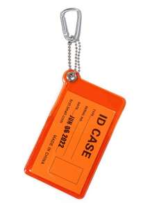 1 pieza Soporte transparente para tarjeta de autobús, protector de tarjeta de identificación/tarjeta de crédito, accesorio antiperder para mochila (tarjeta no incluida) para billetera de mujer, mini billetera, monedero, llavero de tarjetero