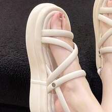 Women Platforms & Wedge Sandals - Beige - View 3