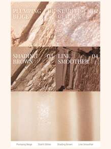 Dasique Paleta de sombras para debajo de los ojos, arena neutra, polvo prensado aterciopelado, efecto difuminado, elevación radiante, fórmula sin apelmazamiento, tonos de uso múltiple, estuche de viaje delgado, diseño de color degradado, maquillaje sin maquillaje, rescate de bolsas bajo los ojos, mejora de ojos con párpados caídos, K-Beauty, maquillaje coreano, 7g/0.25oz