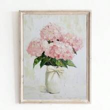 1/2 件蝴蝶结花卉墙面艺术画花卉印刷帆布画可爱花卉设计海报少女美学装饰卧室、客厅或公寓宿舍房间装饰礼物（无框） - 彩色 - 查看 4