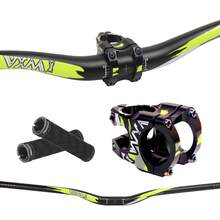 VXM 1 Set MTB Handlebar Components, Aluminum Alloy 78cm Ape Hanger, Super Light Hollow 3.5cm Colorful Stem, Single-Sided Lock-On Grips, Bicycle/Road Bike Outdoor Riding Handlebar Accessories - Multicolor - View 11