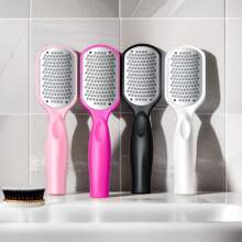 4 Stück/2 Stück/1 Stück waschbare Fußfeile - Mit direkter Aufbewahrungsabdeckung, Fersenschaber, Fußbürste, Edelstahl-Fußreibe, Fußreiniger, Hornhautentferner - Doppelseitiges Fußpflegewerkzeug, Edelstahl-Fußpflege-Feile, Tägliche Pflege, Glatte Haut Spa Zuhause und Nagelpflege Essentiell