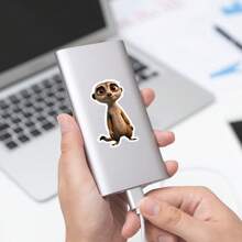 50pcs Realistic Cartoon Animal Stickers, PVC Glossy Self-Adhesive Decals, Suitable For Decorating Cups, Luggage, Skateboards, Guitars, Tablets, Phones, Notebooks, Stationery, Planner For Adults And Teenagers, School Supplies,Back To School