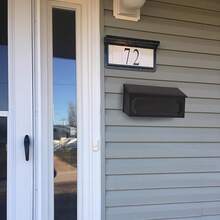 Architectural Mailboxes Windsor ™   Wall-Mounted Mailbox For Outside, Rust-Proof Plastic Small Mail Box, Black - Black - View 2