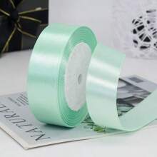 Rainbow Ribbon Solid Series 10 Colors Double Sided Satin Ribbon Used For Gift Packaging, Happy Birthday Party Decoration, Wedding Decoration, And Bouquet Decoration