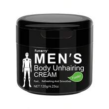 Fumorry 120g Men's Hair Removal Cream - Gentle, Non-Irritating, Rapid Action On Face, Legs, Armpits, Arms, No Trace Or Blackhead Left