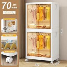 5/4/3/2/1 Layer No Assembly Required Adult Baby Wardrobe Simplemess Children Clothes Storage Cabinet Plastic Organizer Foldable - Multicolor - View 14
