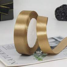 Rainbow Ribbon Solid Series 10 Colors Double Sided Satin Ribbon Used For Gift Packaging, Happy Birthday Party Decoration, Wedding Decoration, And Bouquet Decoration