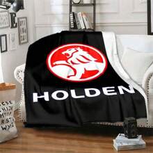 1pc Legendary Automotive Themed Flannel Blanket - Soft & Warm, Suitable For Sofa, Bed, Office And Travel - Perfect Gift For Christmas And Holidays