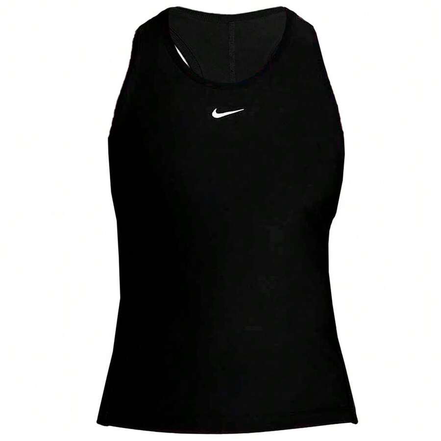 Nike Women's Casual Versatile Crew Neck Tank Top, Dri-Fit - Black - View 1