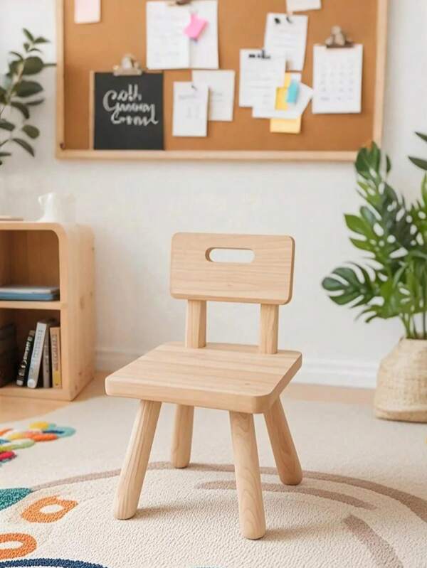 Massivholz Kleiner Hocker, vielseitig verwendbar für den Haushalt wie Schuhbank, Wohnzimmer Teetisch, minimalistischer Polsterhocker, Roboterhocker, tragbarer Outdoor Angelhocker
