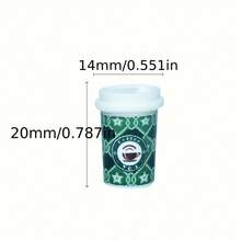 5/10 pièces Modèle de tasse à café de Noël simulée DIY, accessoires de café et de cuisine, accessoires photo parfaits, artisanat de bijoux DIY, fournitures artisanales, décoration de maison mignonne, Noël, cadeaux de Noël, cadeaux du Nouvel An, expédition en couleurs mélangées - Multicolore - Voir 8