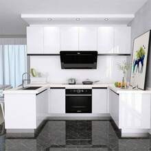 1pc White Marble Pattern Waterproof Oilproof Adhesive Wallpaper, Smooth Self-Adhesive Bathroom Decor Wall Sticker, Home Decor Tabletop Countertop Anti-Moisture Renovation Wall Paper Wall Stickers Wall Decor