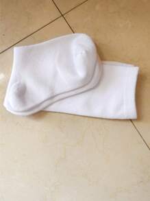 5 Paar Schulanfang Uniform Socken, Kinder Weiße Kniestrümpfe, Jungen & Mädchen Outdoor Sport Fußball Socken, Weiße Kniestrümpfe für Schüler, Kindergarten & Grundschule Formelle Weiße Socken, Geeignet für Frühling/Sommer, Passend für Alter 3-5-7-10-12