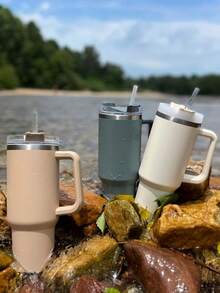 1pc Juicer Cup,Insulation Multicolor Insulated Stainless Steel Glass, Replacement Blades,Reusable Steel Water Bottle 40oz/1200ml, Travel Cup, Car Camping Coffee Mug, Birthday/Christmas Gift,Regular Water Cup - Multicolor - View 5