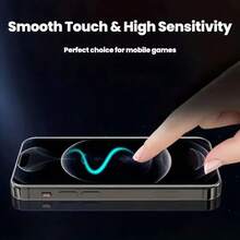 4 pièces Protecteur d'écran hydrogel mat à couverture intégrale compatible avec iPhone 16 ProMax/15 Pro/14 Plus/13/12/11 Pro/X/XR/Xs Max, anti-empreintes digitales, anti-rayures, toucher lisse, réparation des rayures, pas en verre trempé - Transparent - Voir 7