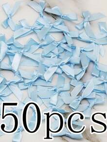 50 个，1.57 英寸/4 厘米彩色丝带蝴蝶结