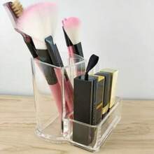 Transparent Lipstick Nail Polish Pencil Brush Holder Organizer - 無色 - 查看 2