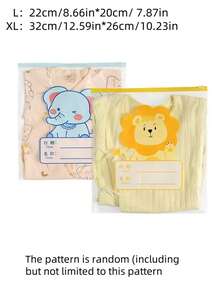 10/20 حبة أكياس سوستة الأم والطفل أكياس منطقية ملبس الروضة أكياس فرز الملابس أكياس لتخزين الملابس أكياس صنبور زيبلوك، هدية عيد الحب