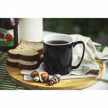 Amuse Professional Porcelain Bistro Daily Mugs Set Of 6 14 Oz Classic Black - classicblack - View 5