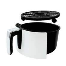 Freidora de aire programable 3.7 litros 1550 watts Blanca AF100WMWH