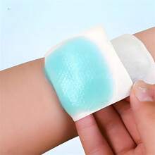 20pcs Summer Cooling Ice Stickers, Physical Cooling Ice Sticker Paper, Water Gel Quick Cooling Sticker Paper, Summer Icy Stickers, Gentle Non-Irritating Ice Sticker Paper - Square - View 4