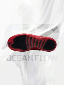 Nike Air Jordan 12 Retro Flu Game (2025) (GS)– Big Kids Lifestyle Sneakers – Shoes For Youth/Women - Vintage -Spring & Summer-Inspired Running Shoes, Shock-Absorbing Comfort, Gym To Streetwear Casual Wear-Mother's Day Gifts-Father's Day Gift–153265 002 25 - Đen/Đỏ đại học - Xem 5