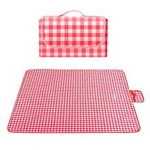 1pc Extra Large Thick Waterproof Picnic Mat, Outdoor Foldable Waterproof Picnic Blanket, Portable Picnic Mat Suitable For Family, Friends Camping Picnics, Outdoor Picnic Rug, Super Large Portable Sand-Proof Waterproof Mat, Lightweight And Portable, Suitable For Grass, Beach, Travel, Camping, Concerts, Comes With Carry Bag - Red - View 12